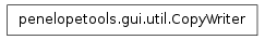 Inheritance diagram of penelopetools.gui.util